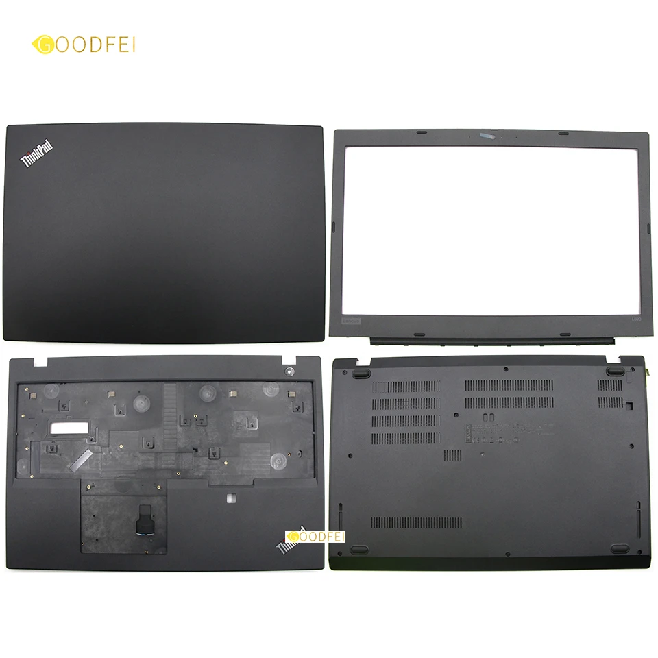 

New Original For Lenovo ThinkPad L590 Laptop Top Rear Lid LCD Back Cover Front Bezel Palmrest Upper Case Bottom Base Lower Shell
