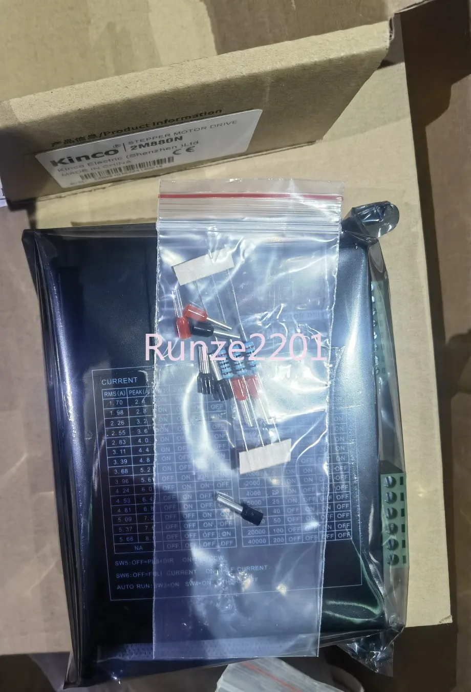 

Kinco Step Motor Driver 2M880N 2CM880 24-70VDC Input Voltage