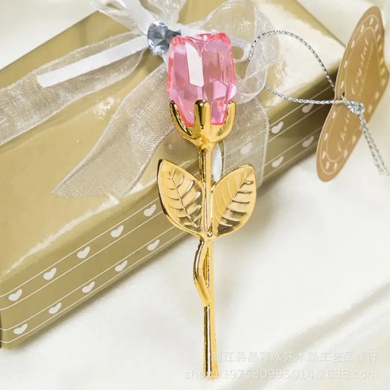 Elegant Crystal Rose: Eternal Love Flower for Special Occasions and Celebrations