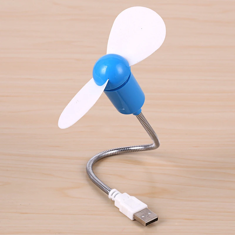 

Mini Usb Fan Silent Soft Portable Leaf Fan Computer Snake Fan Bendable Freely Universal USB Interface Fan for Laptop Power Bank