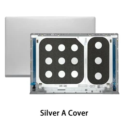 Sleek Silver 14 - Inch Laptop Top Case with LCD Screen Back Cover, Front Bezel, and Hinges for Get Select Parts (A Cover)