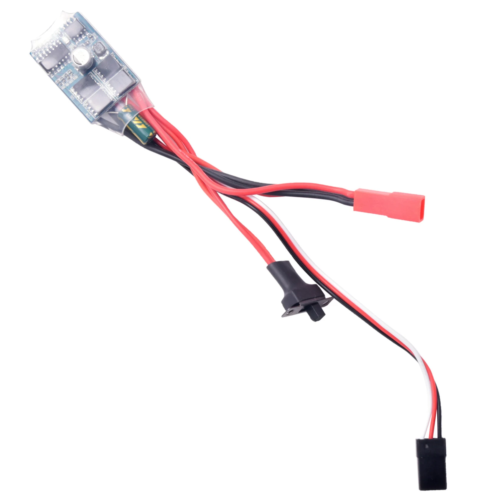 

10A ESC Brushed Speed Controller for 1/12 1/16 1/18 1/24 1/28 RC Car Crawler C24 B16 B24 B36 K989 RC Boat
