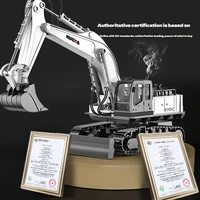 Huina 310 Super Large 21 Channel Alloy Remote Control Excavator Simulation Excavator Engineering Vehicle Kids Toys Gift 1
