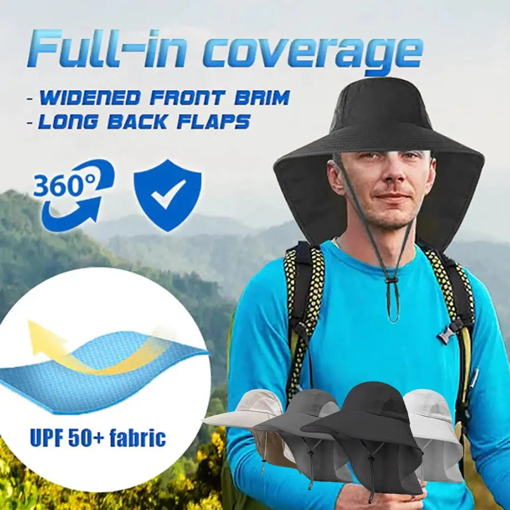 Sun Hats Fisherman Hat Fishing Hats Summer Men Outdoor Sun Protection Anti Splashing Women Sun Shading Anti Ultraviolet Outdoor Cap Unisex