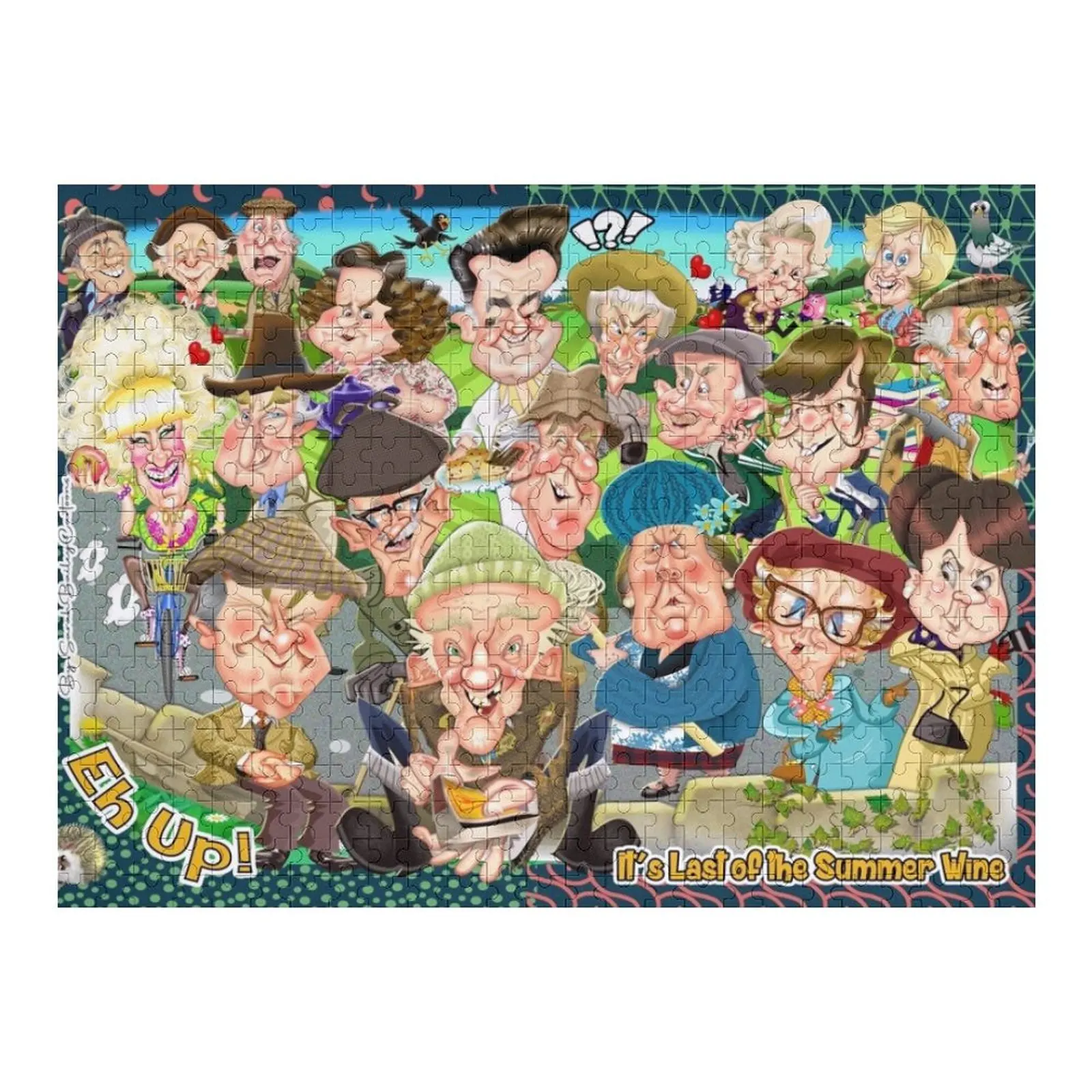 

Eh Up It's Last of the Summer Wine Jigsaw Puzzle Personalized Puzzle For Kids Baby Wooden Puzzle Wood Animals