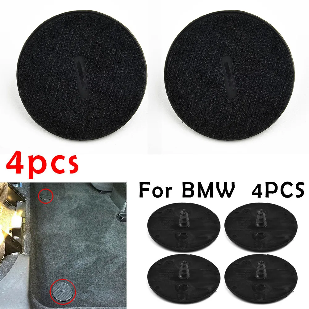 4pcs Floor Mat Clips For BMW And For Mini Cars- Carpet Fixings 07149166609 Floor Mat Fixing Accessories 2pcs car floor mat fitting clips set carpet clips fixing grips floor holder interior accessories universal fit auto makes models