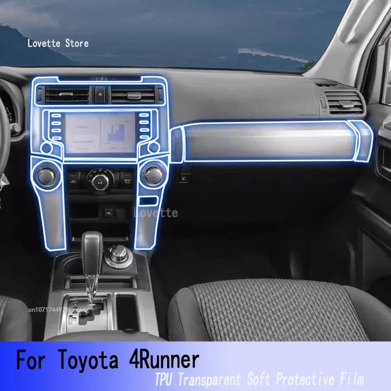 

For Toyota 4Runner(2022-2023)Car GPS Navigation Protective LCD TPU Screen Protector Anti-Scratch Film Fitting PPF