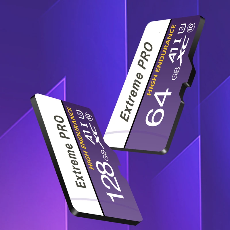 

128GB 256GB Extreme PRO Memory Card A1 U3 Class10 Micro TF Cards With Adapter Expanded Storage For Smartphones Tablets Camera