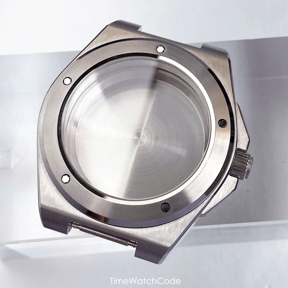Black PVD 40mm Ingenieur Automatic Watch Case with Sapphire Crystal, 200m Waterproof