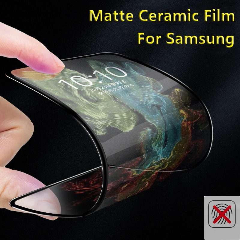 Matte Ceramic Soft Frosted Screen Protector Film For Samsung