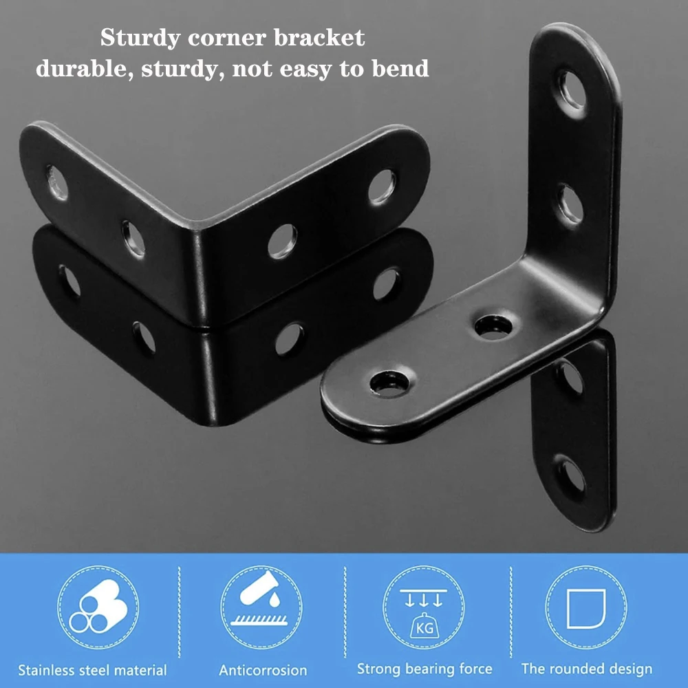 L-shaped right Angle stainless steel Support Accessories connection Angle connector bracket Partition wardrobe fasteners stainless steel angle bracket,furniture hardware,angle bracket,angled furniture hardware,angle connector