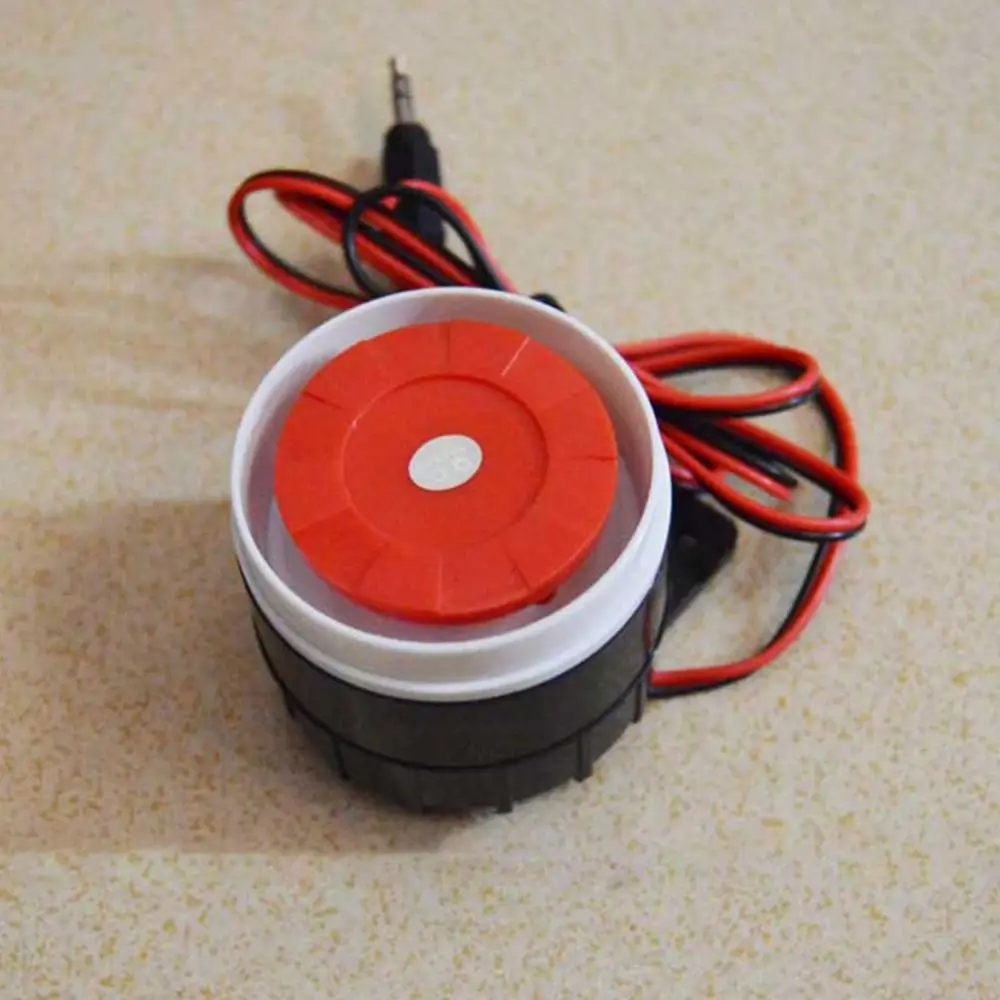 Super Loud 120dB Sound Alarm System Compact DC 12V Indoor Siren Durable Wired Mini Horn Siren For Home Security