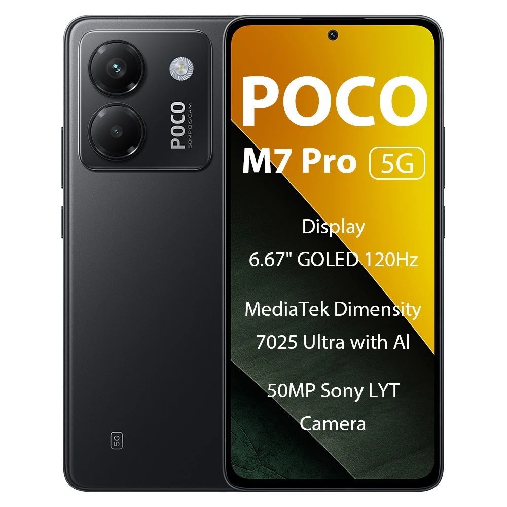 POCO M7 Pro 5G Global Version Dimensity 7025-Ultra 120Hz FHD+ Eye