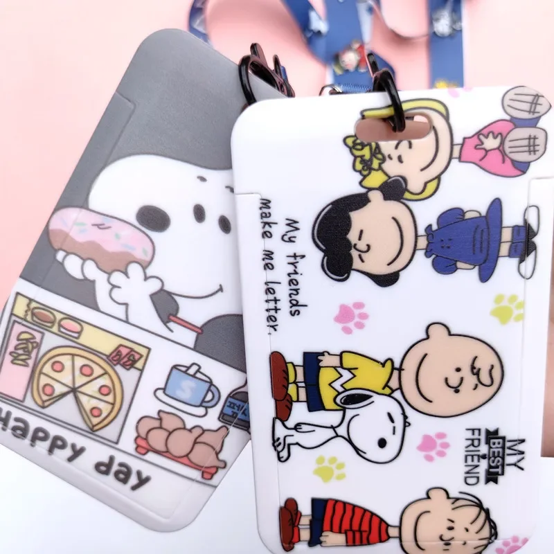 Modello Di Cordino A Nastro Largo Con Carta D'ident&agrave; | Vettore Premium