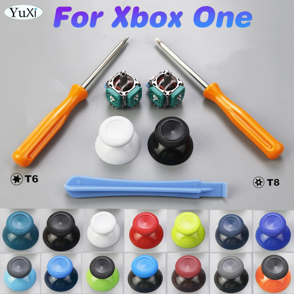 2 Pcs 3D Analog Joystick Stick Sensor Module Potenziometri E Levetta Per Xbox One Series S X Controller E T6 T8 Tool Kit