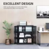 Metal Storage Cabinet  Adjustable,Office Cabinet Locking Tool Cabinets,Kitchen Small  Height Storage Cabinet Cupboard 36"H 3