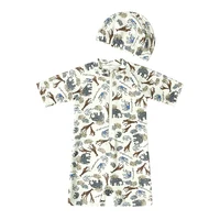 Kids Baby Boy Swimsuit Short Sleeve Zipper Bathing Suit Summer Sunscreen Rash Guard Toddler Suits Swimwear for Girls 1-7 Years 5