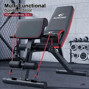 Fully foldable adjustable fitness bench 1