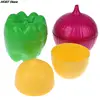 1PC Onion Garlic Tomatoes Lemon Green Pepper Fresh Storage Kitchen Food Box Creative Organizer Crisper Vegetable Containers 3