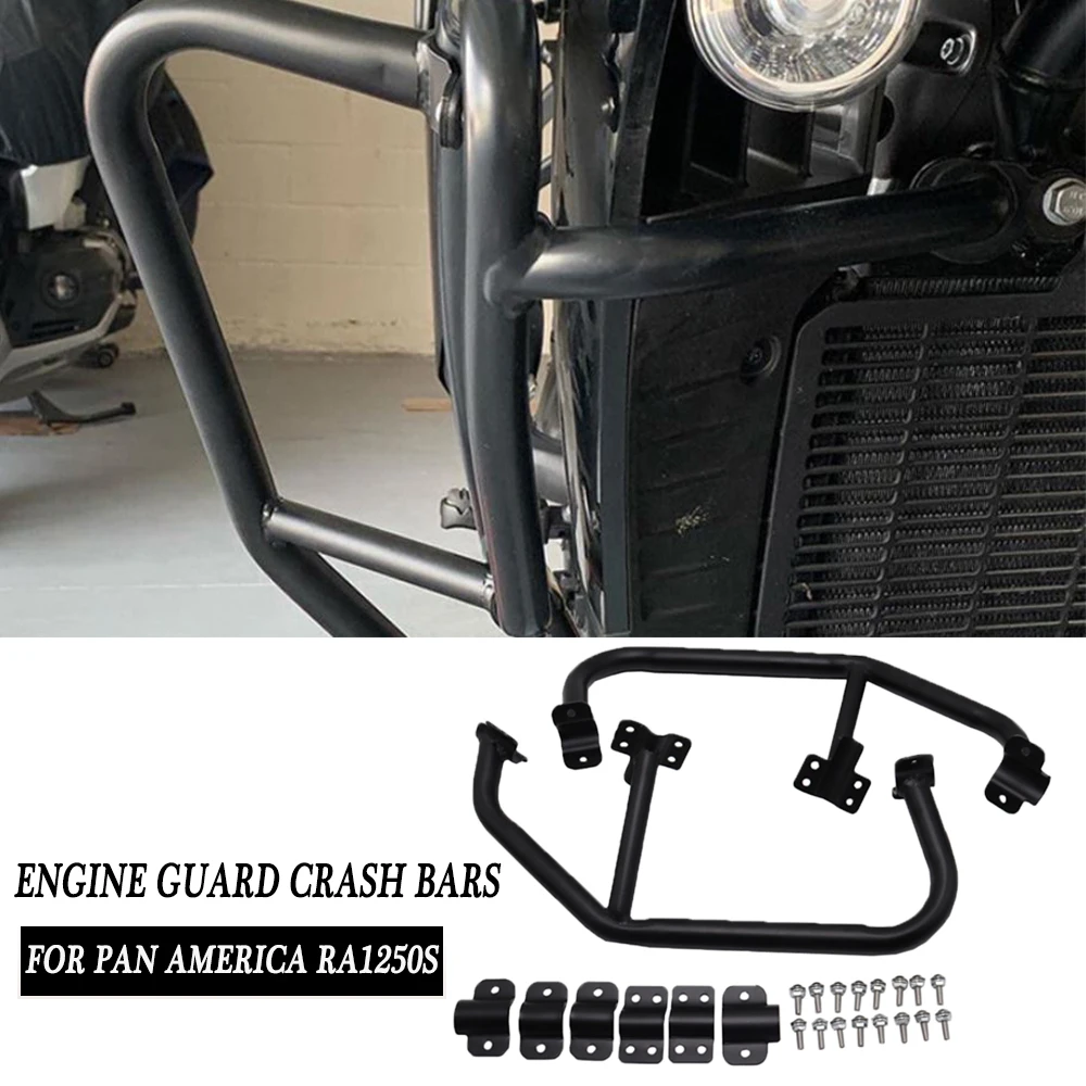 

Новый мотоцикл для Pan America 1250 RA1250 RA1250S 2021 2022 автомобильный бампер Защита двигателя аварийные полосы Защита корпуса