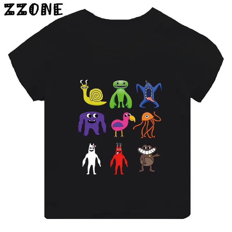 Children T shirt Game Garten of Banban Print Cartoon