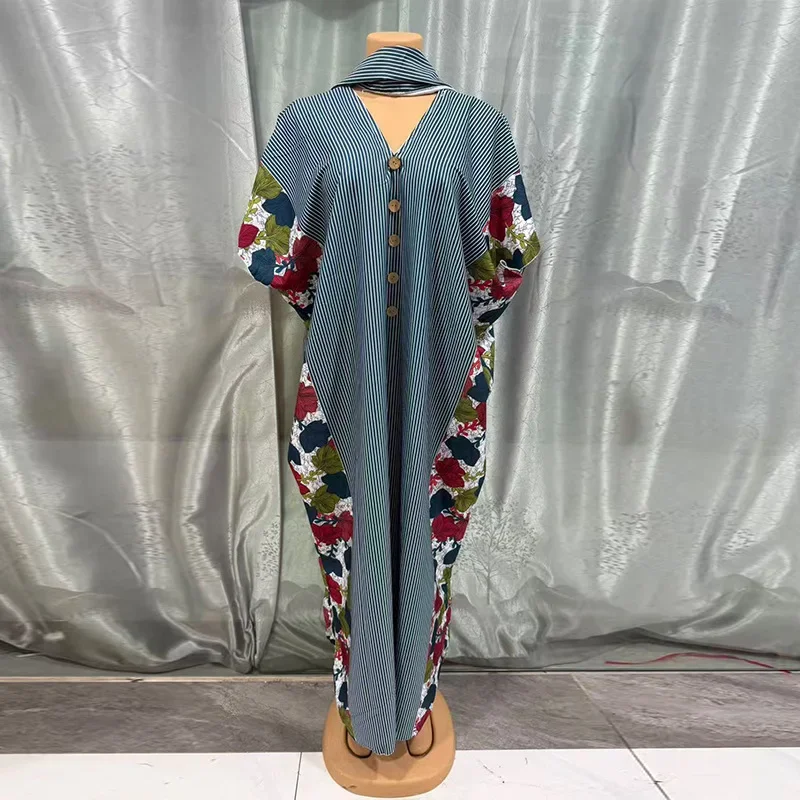 2026 African Dresses for Women Traditional Africa Clothing Dashiki Ankara Outfits Gown Abayas Robe Muslim Kaftan Maxi Long Dress