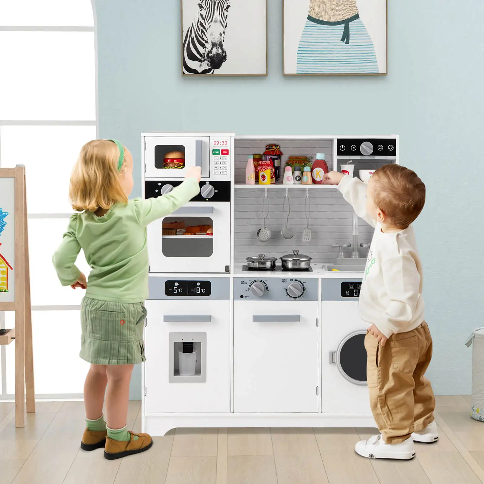 Kids Play Kitchen Toy 4