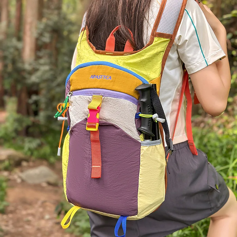 Men's Travel Backpack Large Capacity Design Multifunctional Outdoor Hiking Rucksack for Gym Cycling Camping Sports