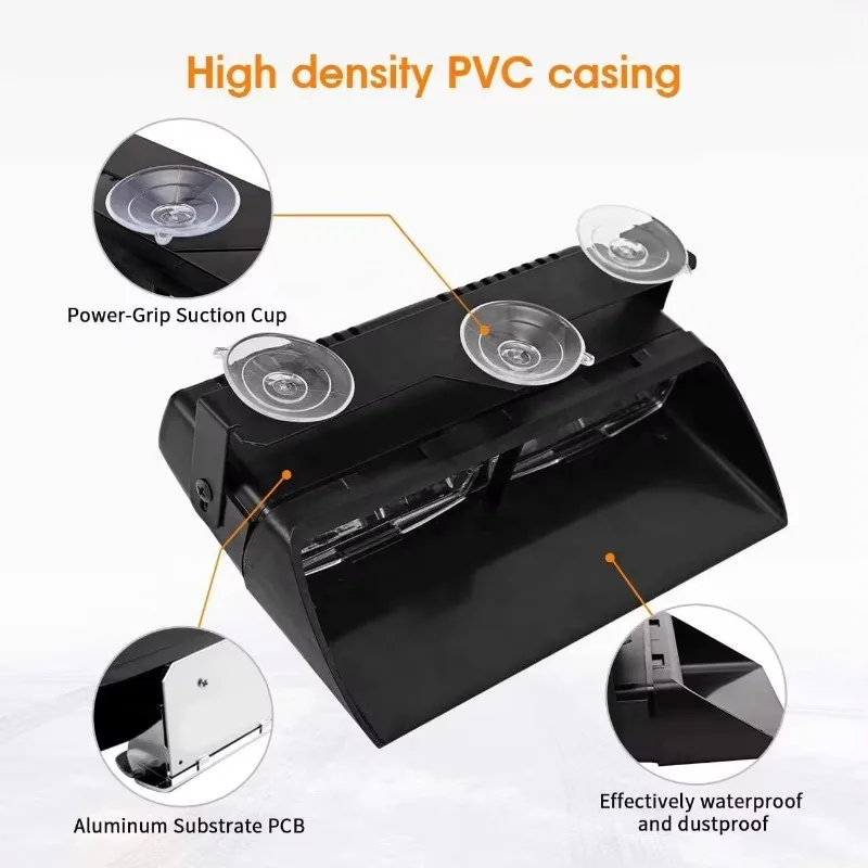 16 LED Emergency Car Strobe Lights Flash Lighting Suction Cup