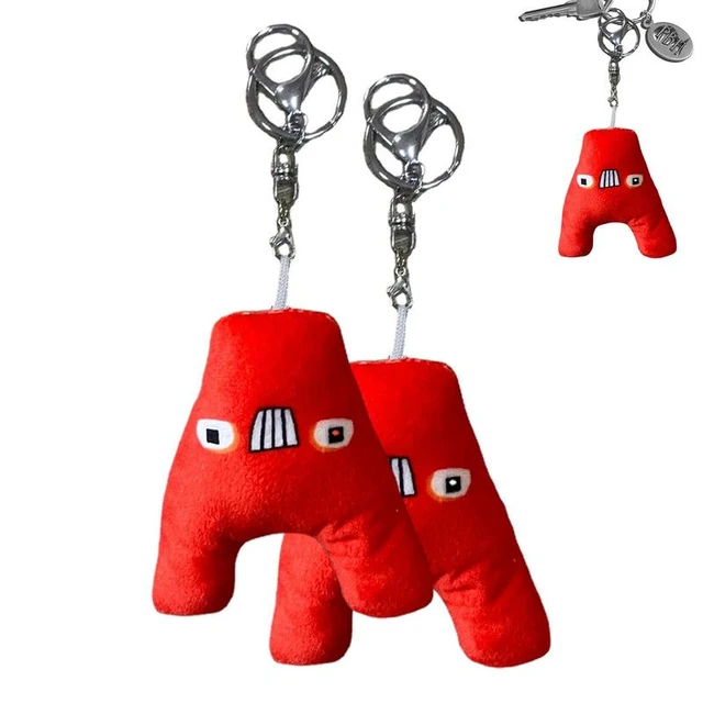 Alphabet Lore Plush Keychain A-z Alphabet Lore Children's Nursery Handbags  Kids Gift