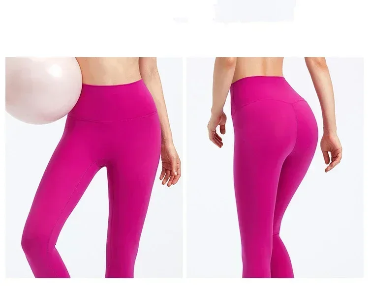 AL High waist Yoga Pants Contour Curvy Women Booty Push Up Fitness Leggings Stretchy Workout Running Athletic Gym Tights