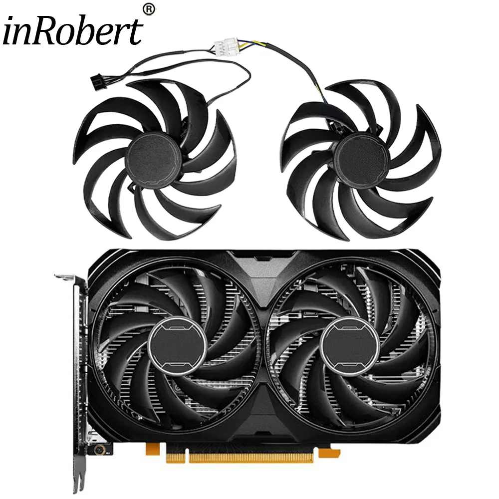 냉각 선풍기 비디오 카드 선풍기, MSI RTX 4060 4060Ti 4070 VENTUS 2X 용, 95mm PLD10010S12HH RTX4060 RTX4060Ti RTX4070
