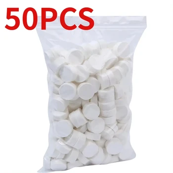 50pcs Disposable Compressed Towel Coin Tissue Travel Portable Mini Compressed Towel For Outdoor Travel BBQ Camping Face Wipes 1