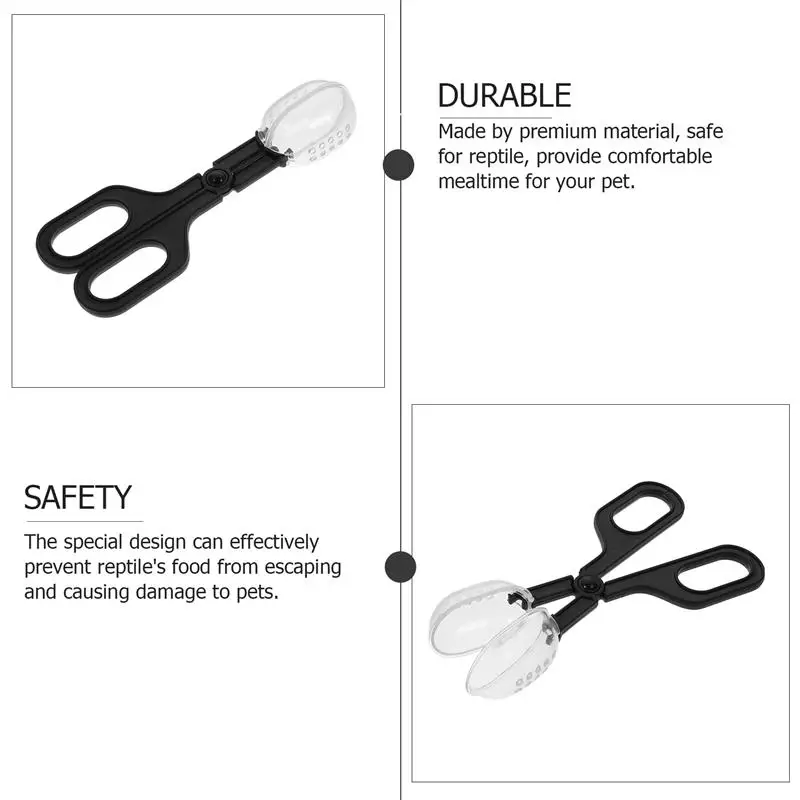 Reptile Feeding Tongs Plastic Tweezers Pet Raising Tool Insect Biology Study Tool