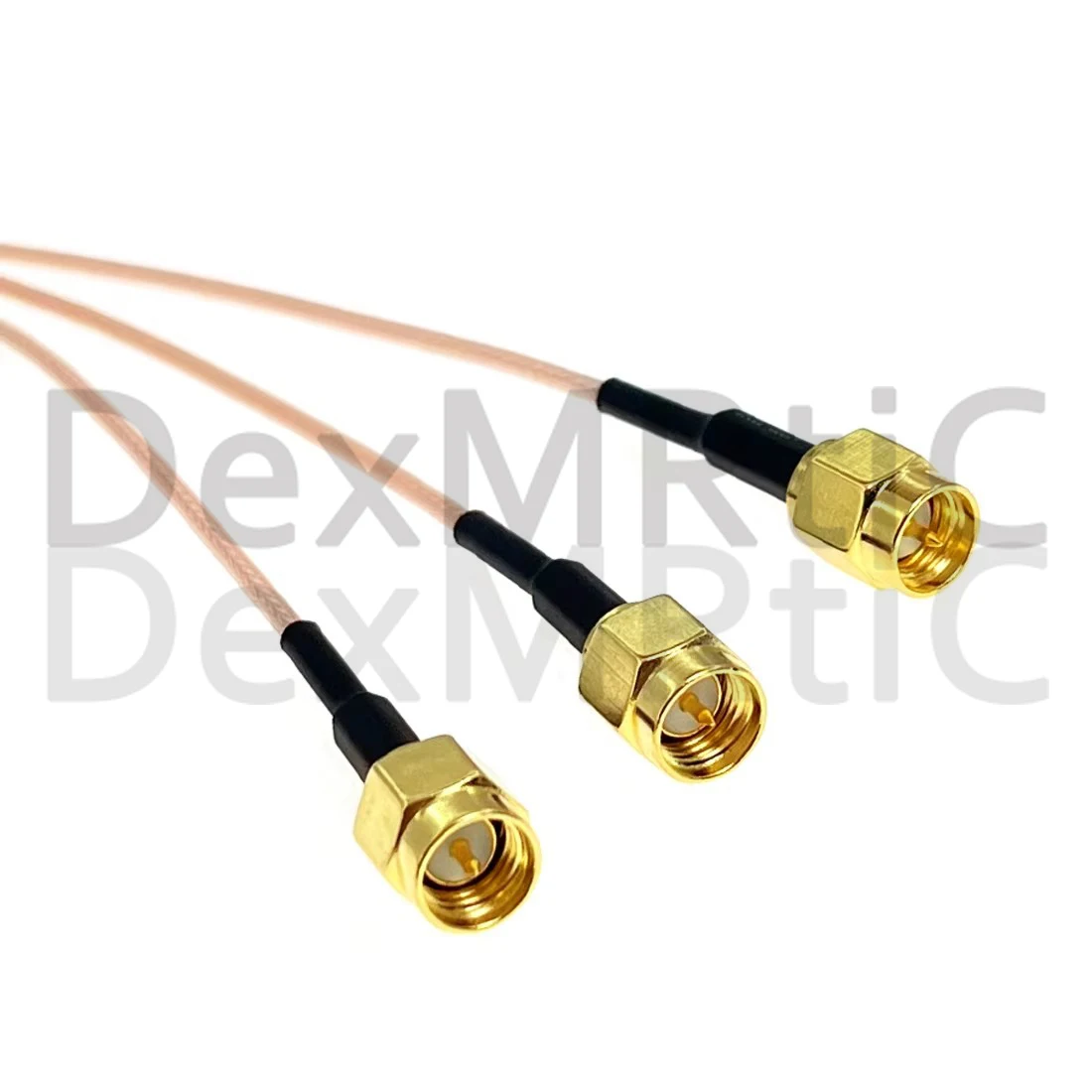 1PC F Weibliche Mutter auf 3X SMA Stecker Splitter Combiner Pigtail Kabel 15CM 6 "für Wifi Router – Detail 3
