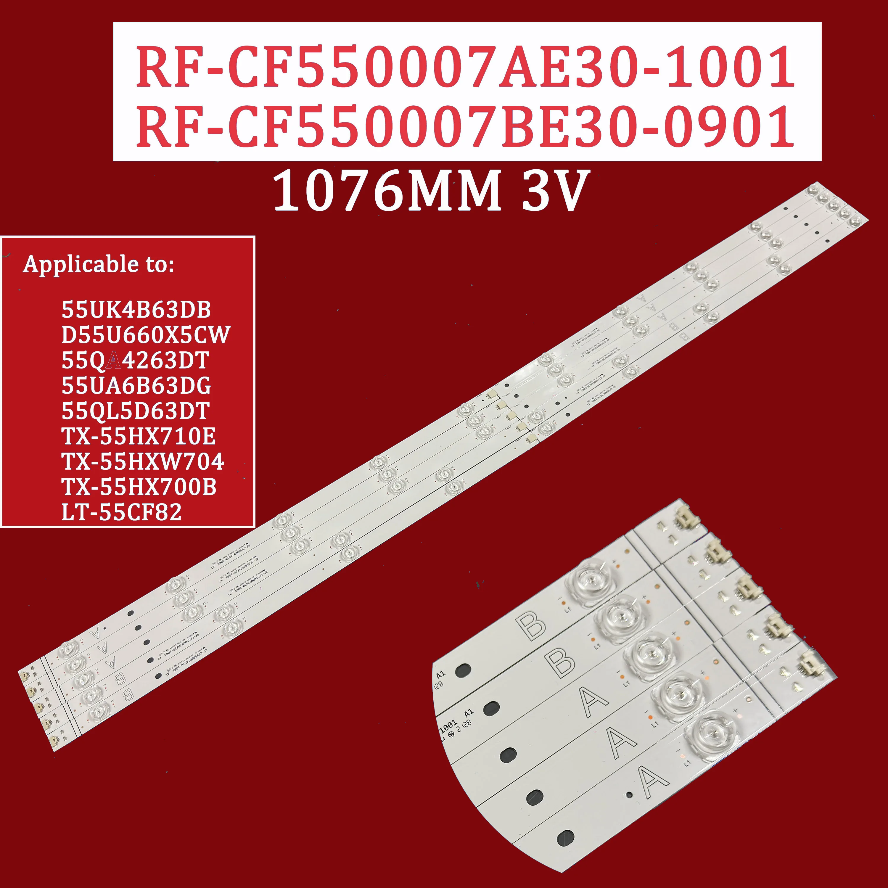 LED backlight RF-CF550007AE30-1001 A1 for 55UK4B63DB TX