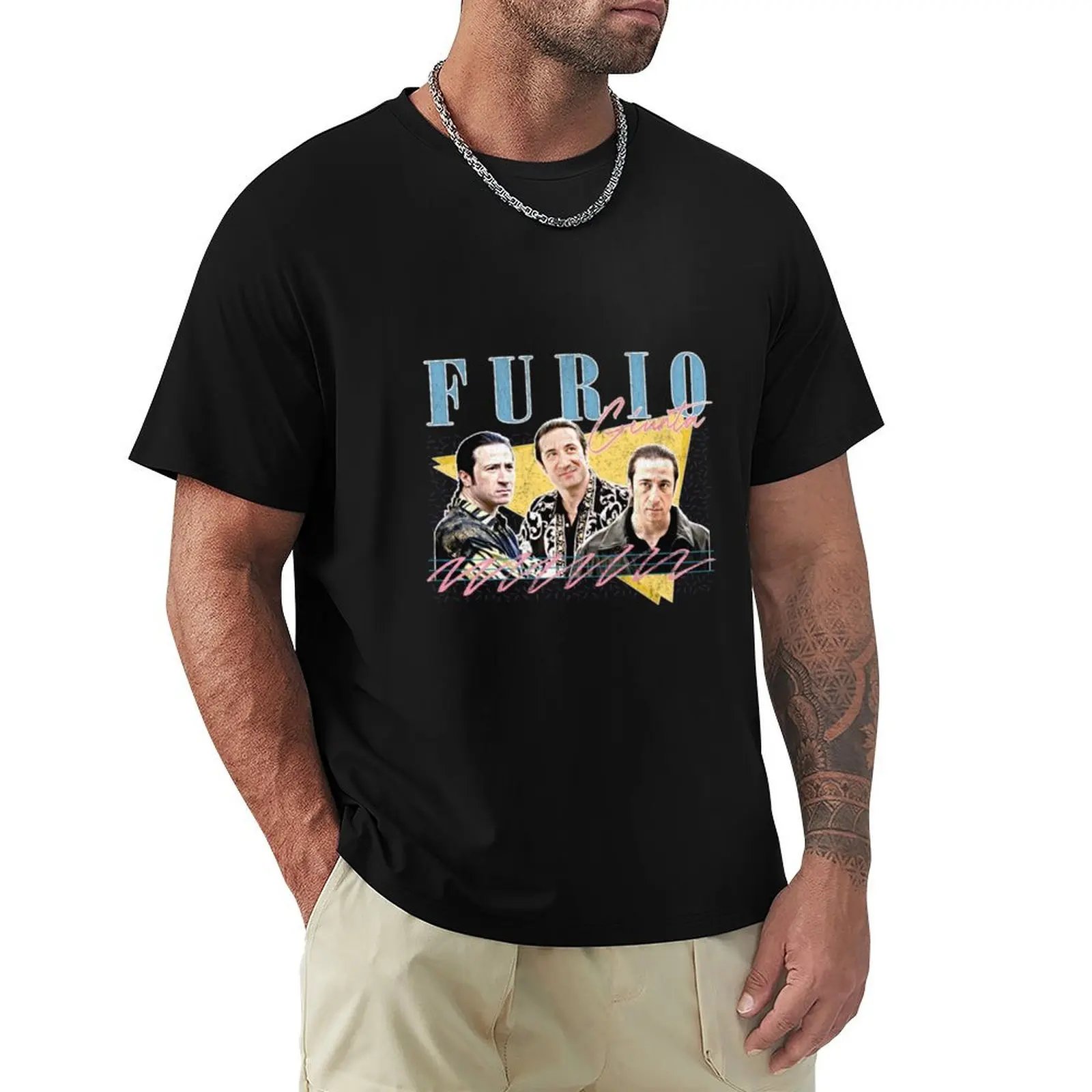 

Футболка Furio прита, уличная одежда, милая одежда, черные футболки на заказ для мужчин