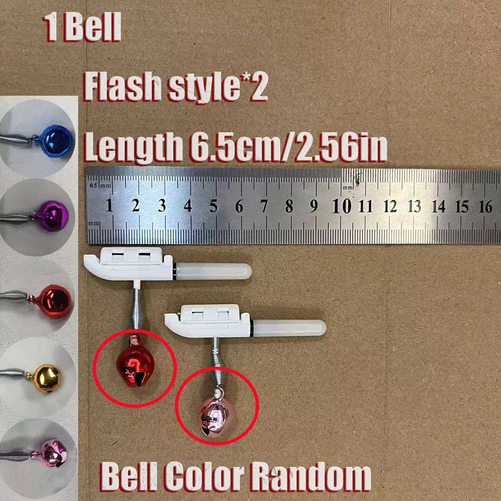 Description Picture 6 of item2 Pcs/Set Electronic Fishing Light Rods Led Bells Light Rods Bite Alarms Cr425 (Batteries Not Included)