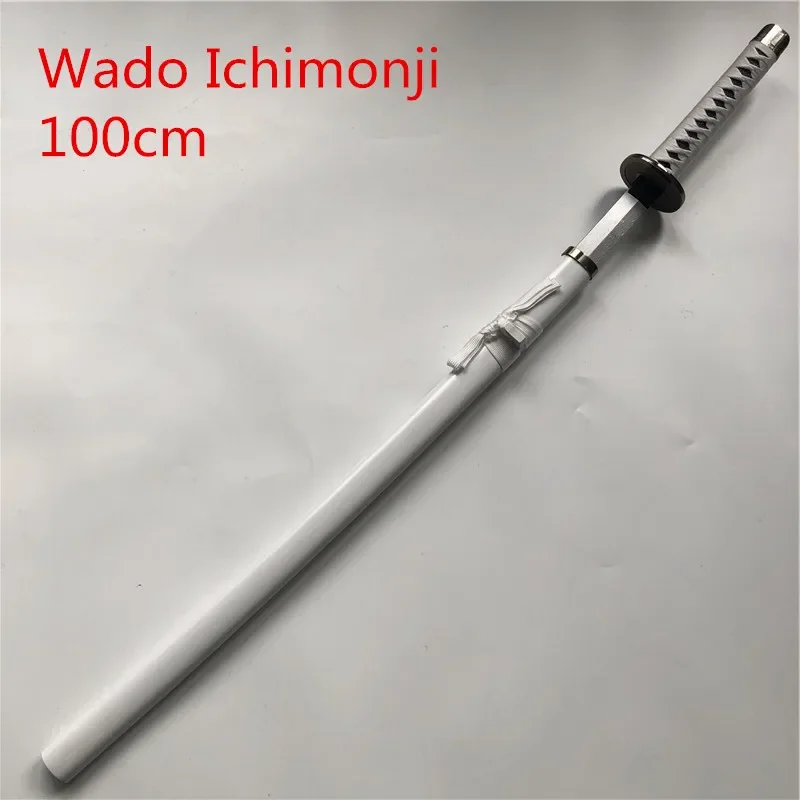 

Anime 1:1 Cosplay Wado Ichimonji Roronoa Zoro Sword Weapon Armed Katana Espada Wood Ninja Knife Samurai Sword Prop Toys 100cm