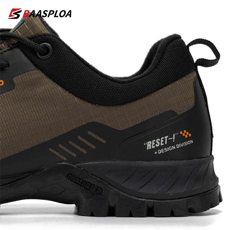 Comprar Baasploa-zapatos de senderismo para hombre, zapatillas  antideslizantes resistentes al desgaste, para exteriores, impermeables,  ligeros, cómodos, 2022