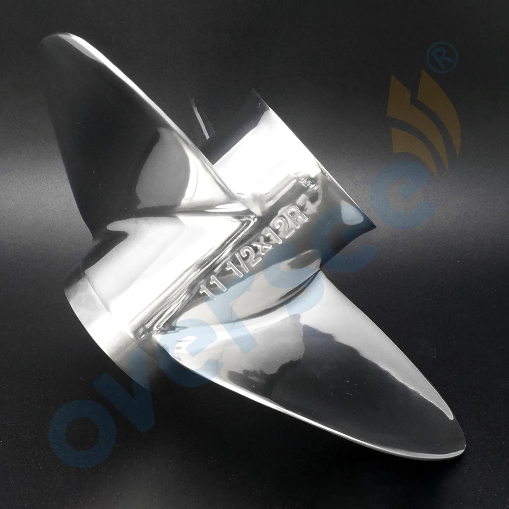 663-45974 Stainless Propeller For Yamaha Outboard Motor 663-45974-60-98 Size 11-1/2x12
