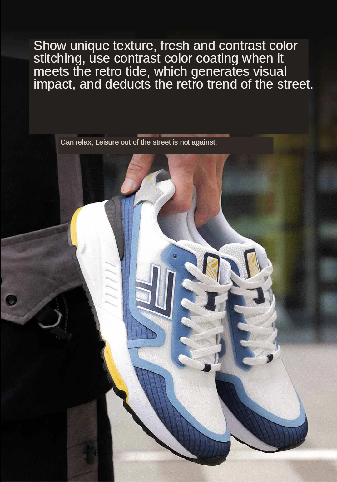 wearable, malha respirável superior, antiderrapante, EVA e sola de borracha, 90