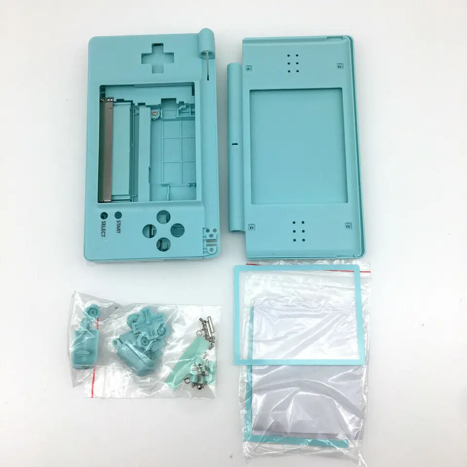 Para nintendo ds lite ndsl luz azul habitação completa