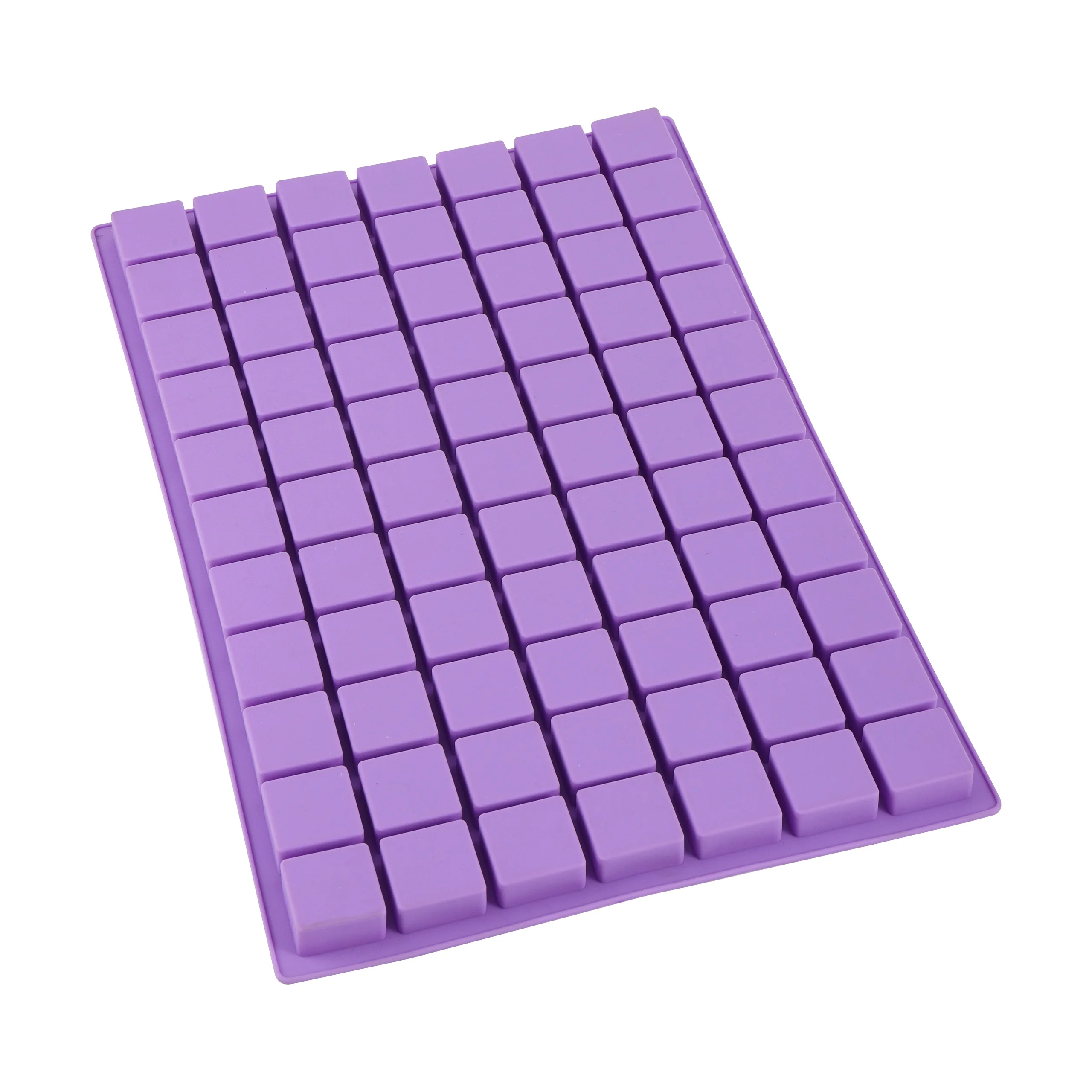 77 Cavity Square Silicone Mold Mini Candy Chocolate Gummy Sugar Cube Jelly Truffles Pralines Ganache Moulds Cake Decorating Tool