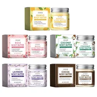 Moisturizer Body Lotion Deep Hydration Cream Soothes Smoothing Dry Rough Sensitive Skin Care Coconut Rose Mango Shea Body Butter 2