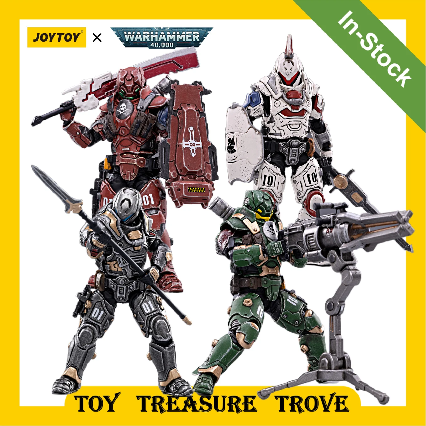 

JOYTOY Battle For The Stars 1/18 Action Figures 01st Legion Steel Black Sickle Ice Sword Red Blade Ghost Anime Military Model