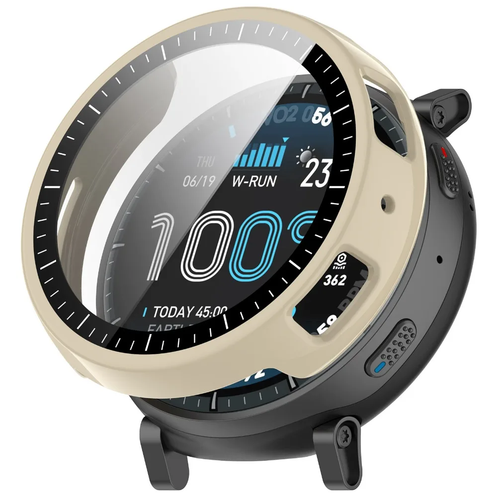 PC-Gehäuse + Glas für Amazfit Active MAX Displayschutzfolie, kratzfeste Folie, Stoßschutz, Schutzhülle, Amazfit Active MAX Zubehör – Detail 19