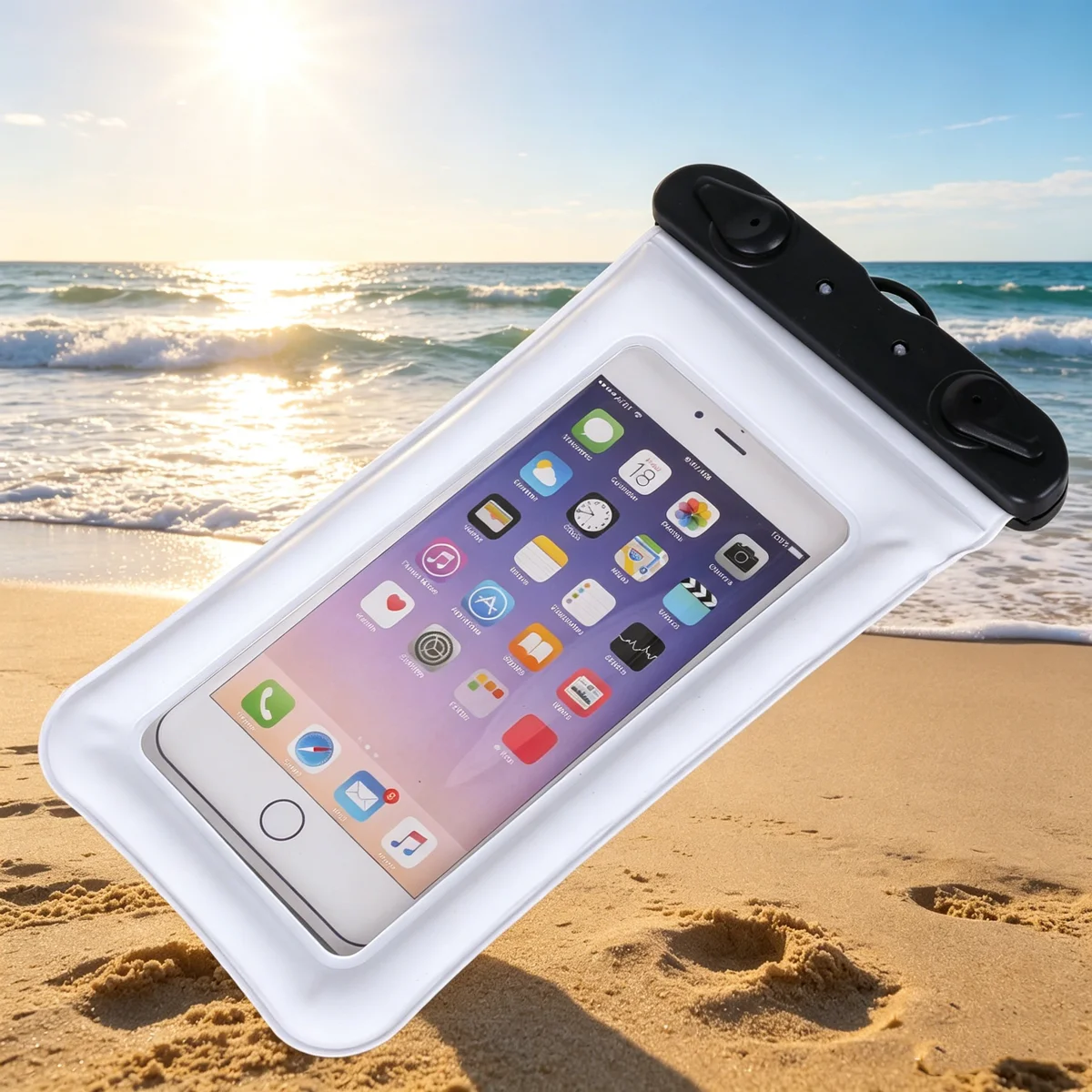 Waterproof Floating Phone Bag with Transparent Touch Screen Access