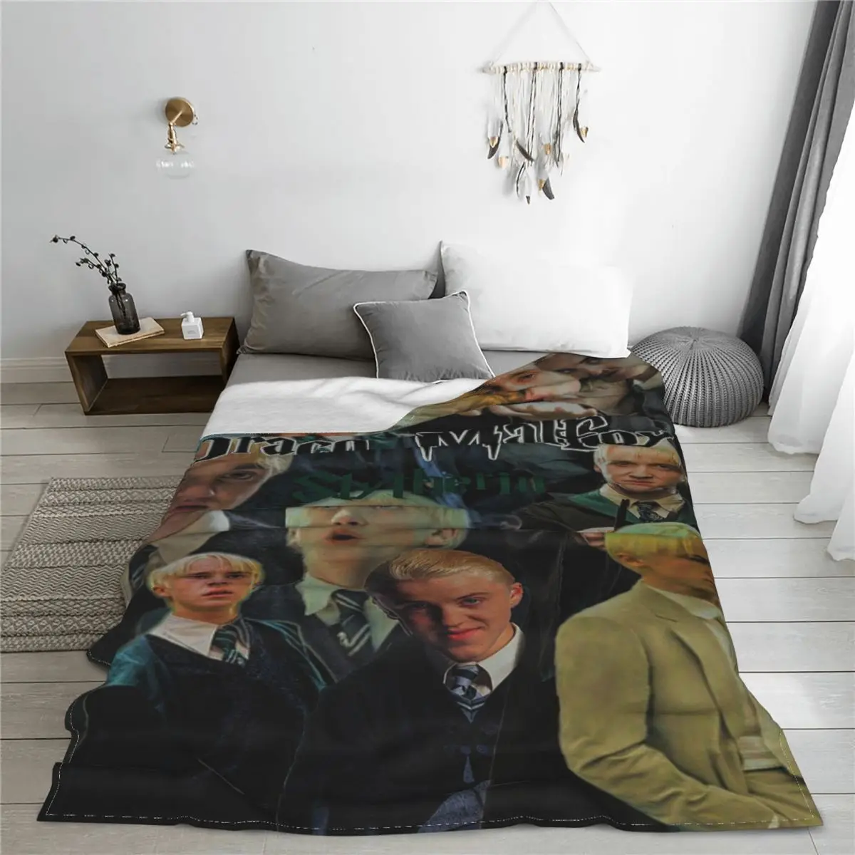 Tom Felton Actor Draco Malfoy Blankets Fleece Textile Decor Cartoon Plaid Portable Soft Throw Blanket for Sofa Bedroom Quilt AliExpress