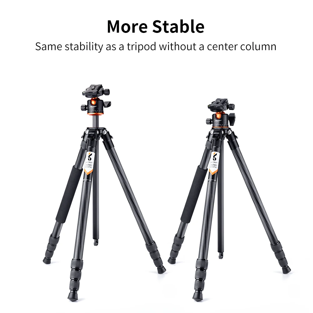 K & F  ź  ī޶ ﰢ,  ī޶  ﰢ, SA254C2, ִ  70 ġ, 177cm, 15kg, 33.07lbs 